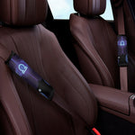 Dark Libra Zodiac Sign Print Car Seat Belt Covers