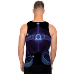 Dark Libra Zodiac Sign Print Men's Tank Top
