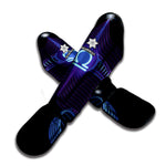 Dark Libra Zodiac Sign Print Muay Thai Shin Guard