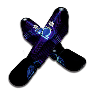 Dark Libra Zodiac Sign Print Muay Thai Shin Guard