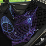 Dark Libra Zodiac Sign Print Pet Car Back Seat Cover