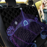 Dark Libra Zodiac Sign Print Pet Car Back Seat Cover