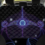 Dark Libra Zodiac Sign Print Pet Car Back Seat Cover