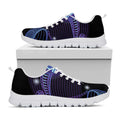 Dark Libra Zodiac Sign Print White Running Shoes