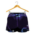 Dark Libra Zodiac Sign Print Women's Shorts