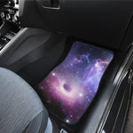Dark Light Purple Galaxy Space Print Front Car Floor Mats GearFrost
