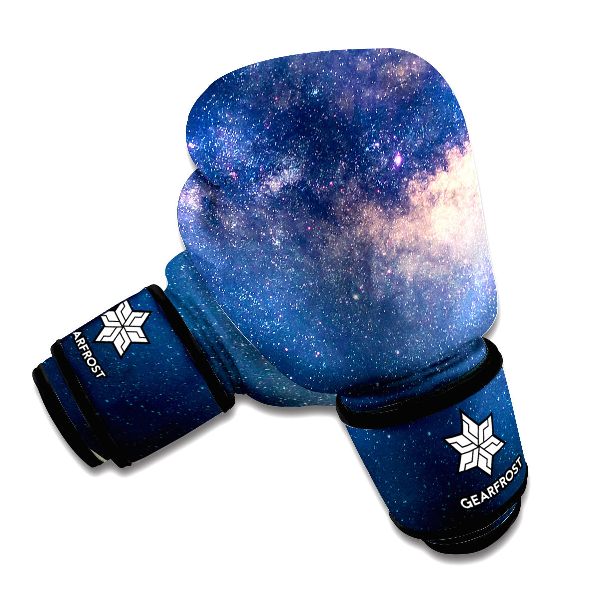 Dark Milky Way Galaxy Space Print Boxing Gloves