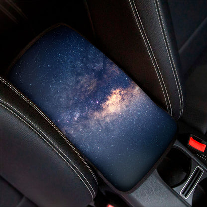 Dark Milky Way Galaxy Space Print Car Center Console Cover