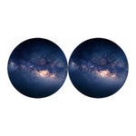 Dark Milky Way Galaxy Space Print Car Coasters