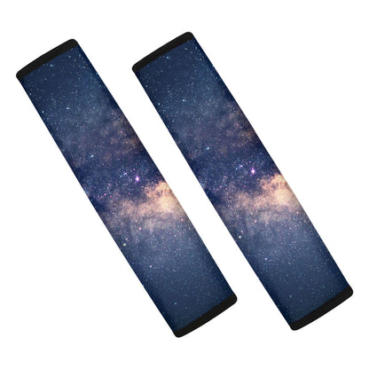 Dark Milky Way Galaxy Space Print Car Seat Belt Covers