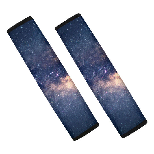 Dark Milky Way Galaxy Space Print Car Seat Belt Covers