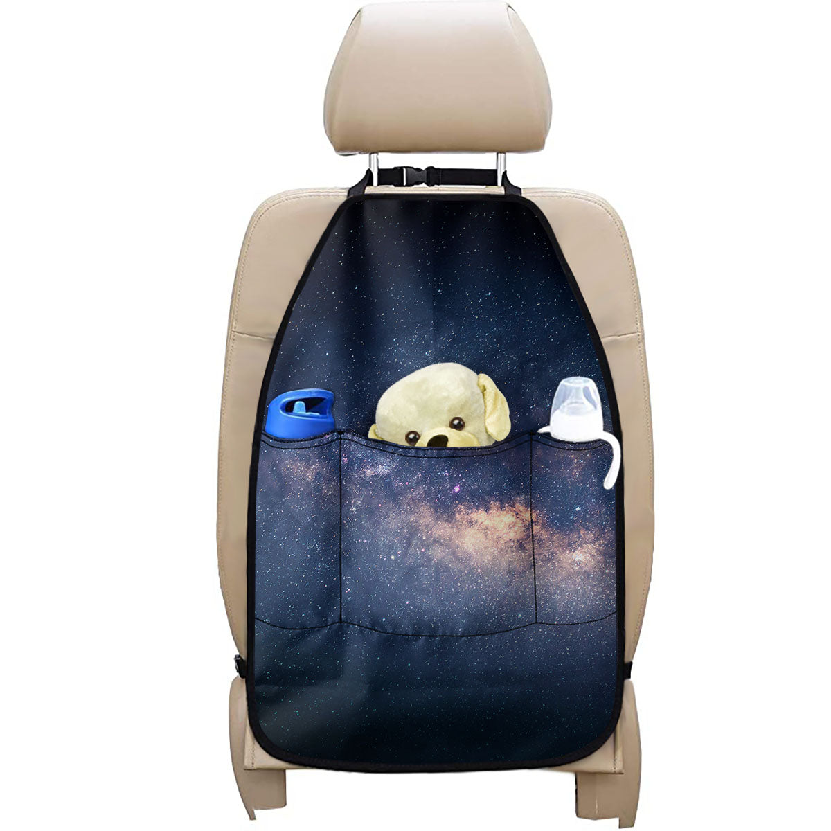 Dark Milky Way Galaxy Space Print Car Seat Organizers
