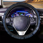 Dark Milky Way Galaxy Space Print Car Steering Wheel Cover