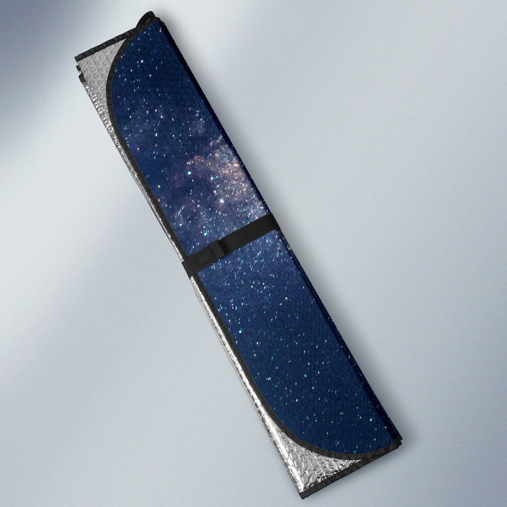 Dark Milky Way Galaxy Space Print Car Sun Shade GearFrost