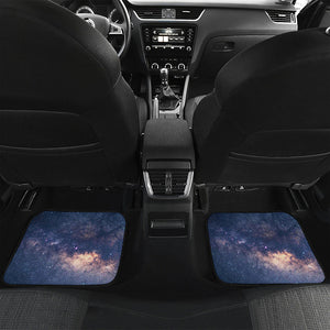 Dark Milky Way Galaxy Space Print Front and Back Car Floor Mats