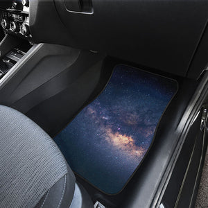 Dark Milky Way Galaxy Space Print Front and Back Car Floor Mats