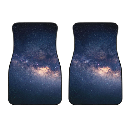 Dark Milky Way Galaxy Space Print Front Car Floor Mats