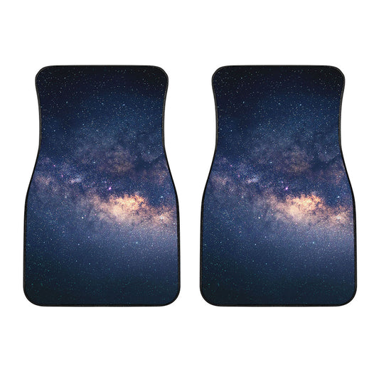 Dark Milky Way Galaxy Space Print Front Car Floor Mats