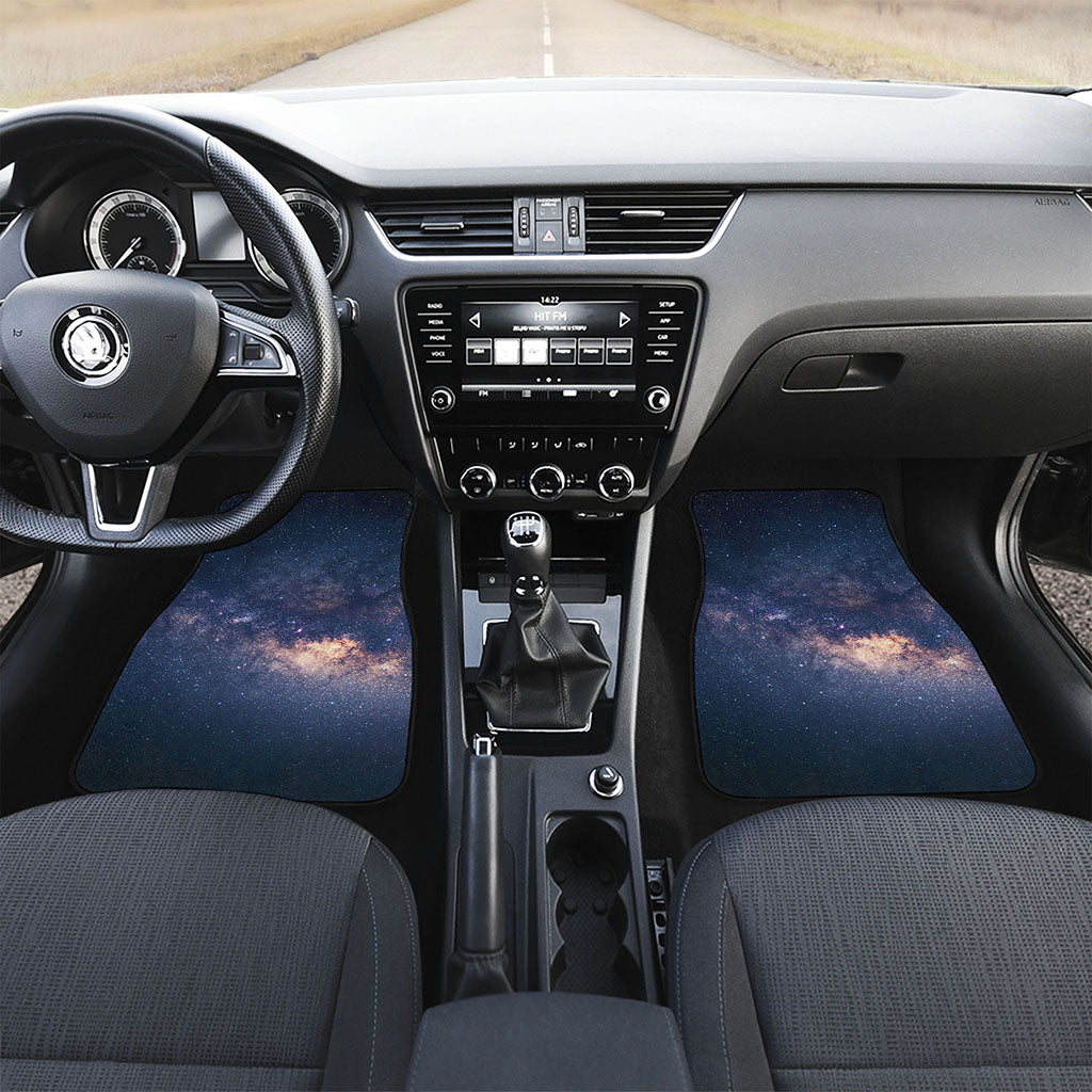 Dark Milky Way Galaxy Space Print Front Car Floor Mats