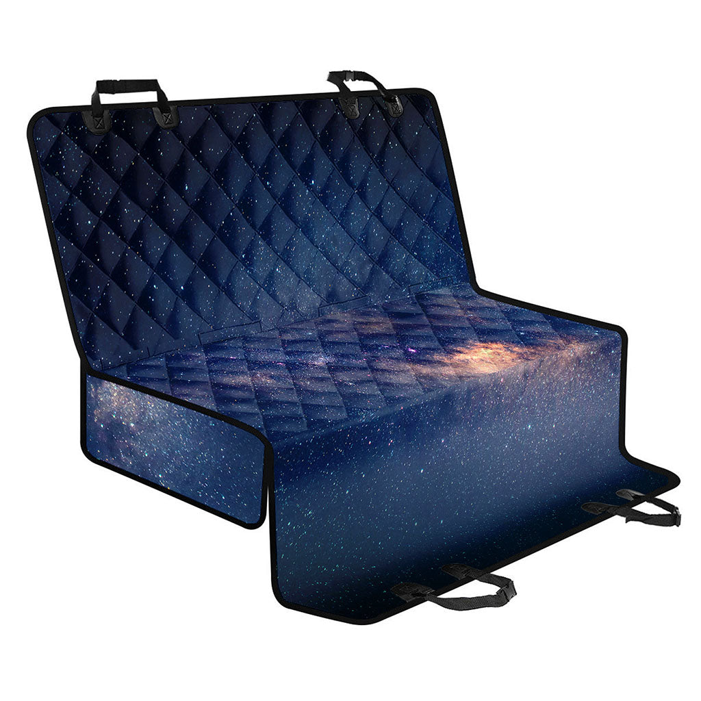 Dark Milky Way Galaxy Space Print Pet Car Back Seat Cover