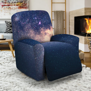 Dark Milky Way Galaxy Space Print Recliner Slipcover