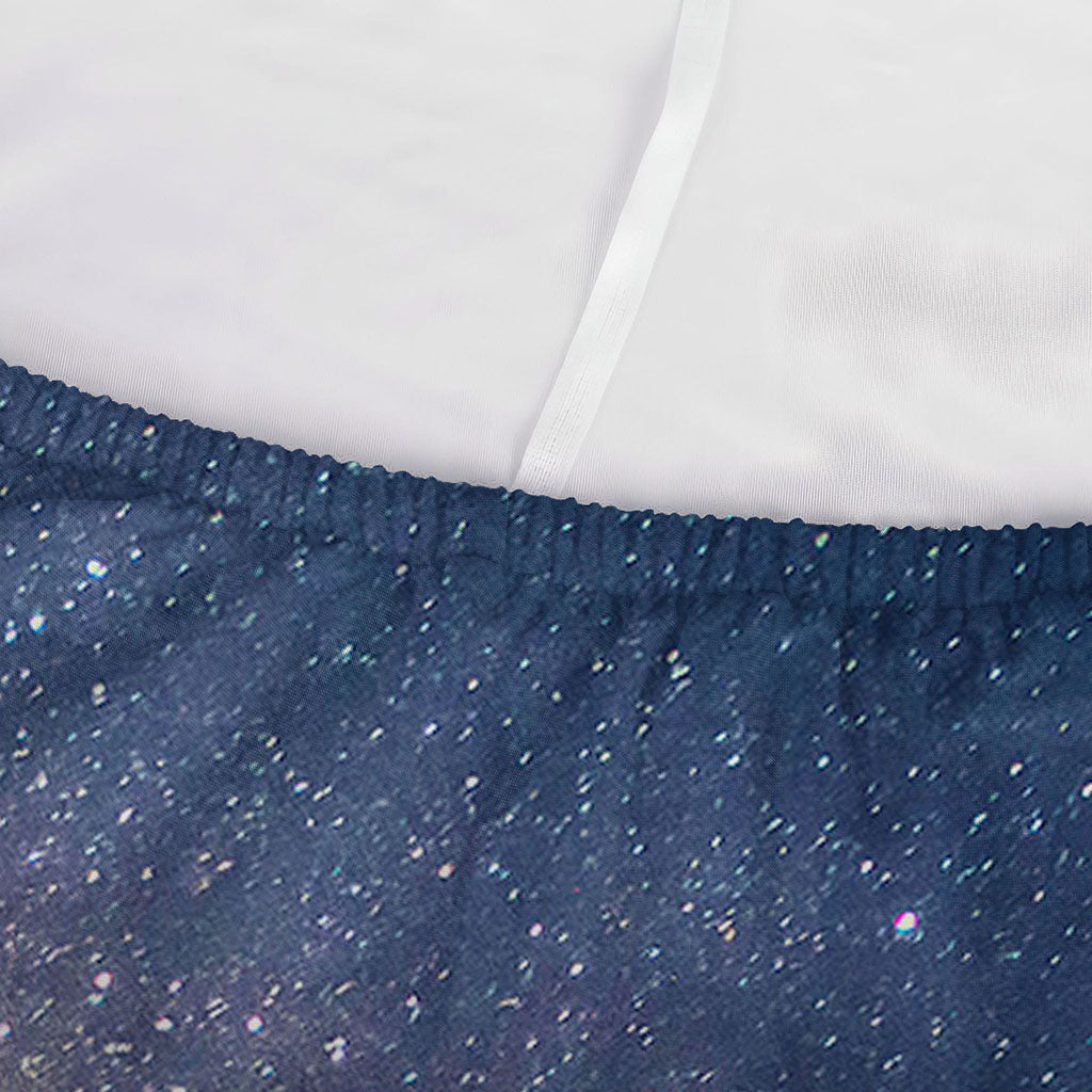 Dark Milky Way Galaxy Space Print Sofa Cover