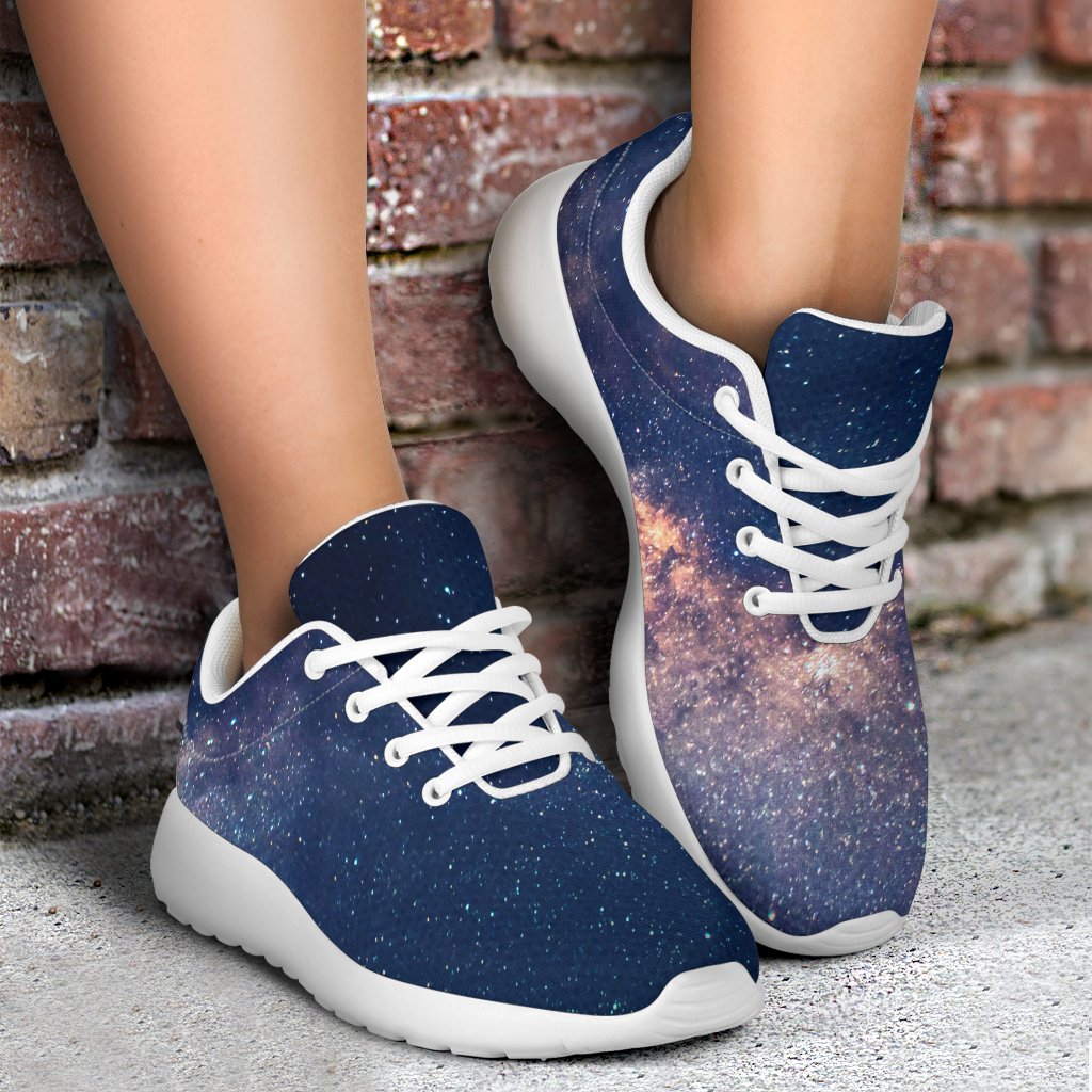 Dark Milky Way Galaxy Space Print Sport Shoes GearFrost