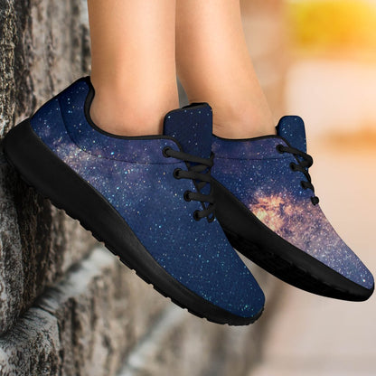 Dark Milky Way Galaxy Space Print Sport Shoes GearFrost