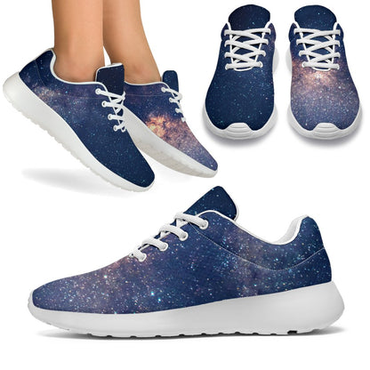Dark Milky Way Galaxy Space Print Sport Shoes GearFrost