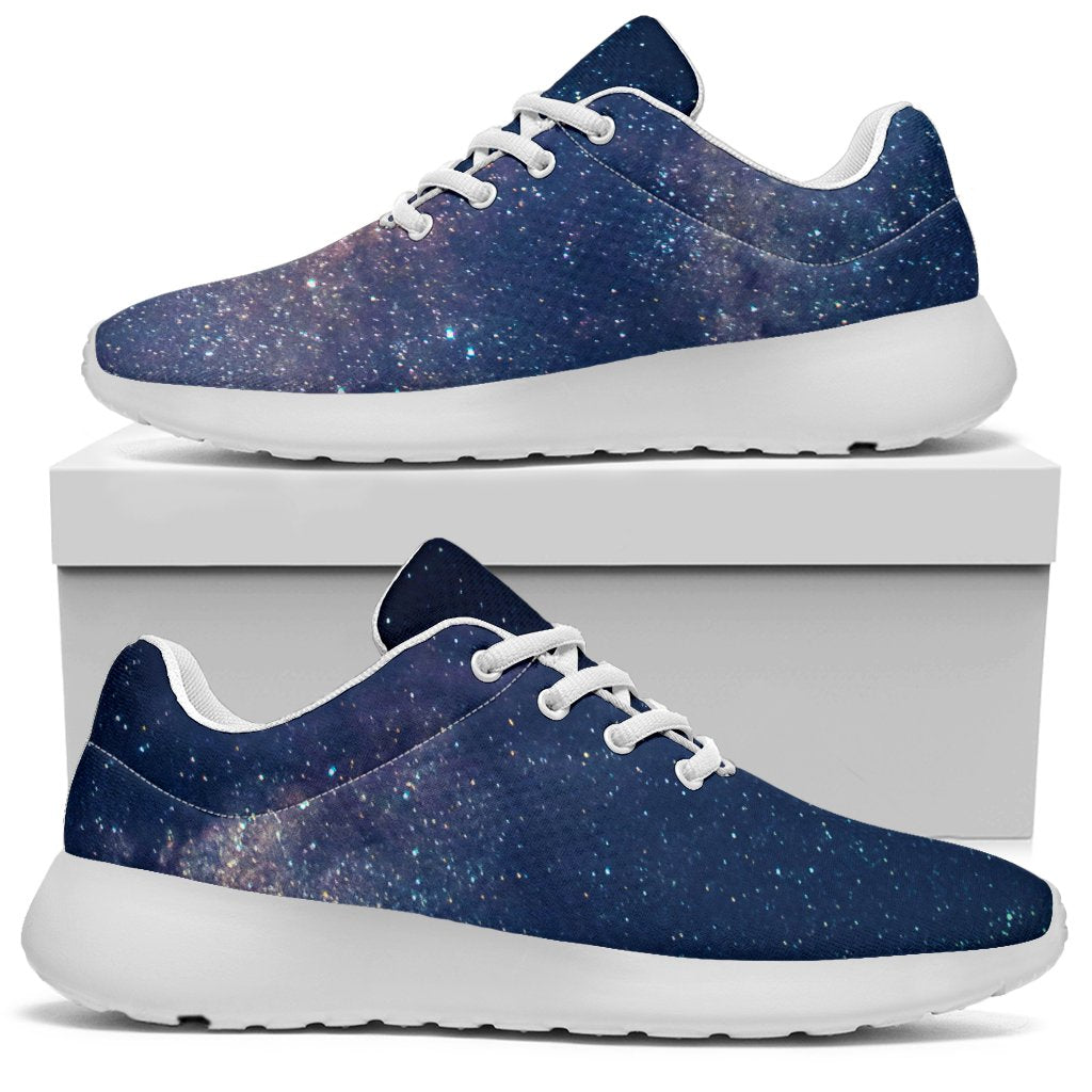 Dark Milky Way Galaxy Space Print Sport Shoes GearFrost