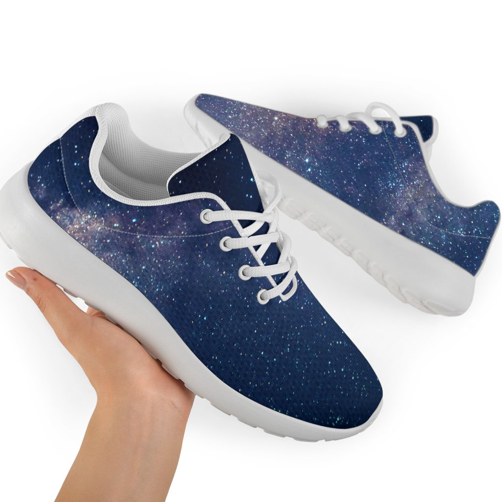 Dark Milky Way Galaxy Space Print Sport Shoes GearFrost