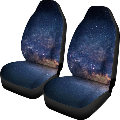 Dark Milky Way Galaxy Space Print Universal Fit Car Seat Covers