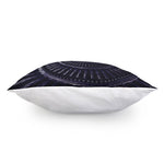 Dark Navy Metal Spiral Print Pillow Cover