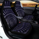 Dark Navy Metal Spiral Print Universal Fit Car Seat Covers