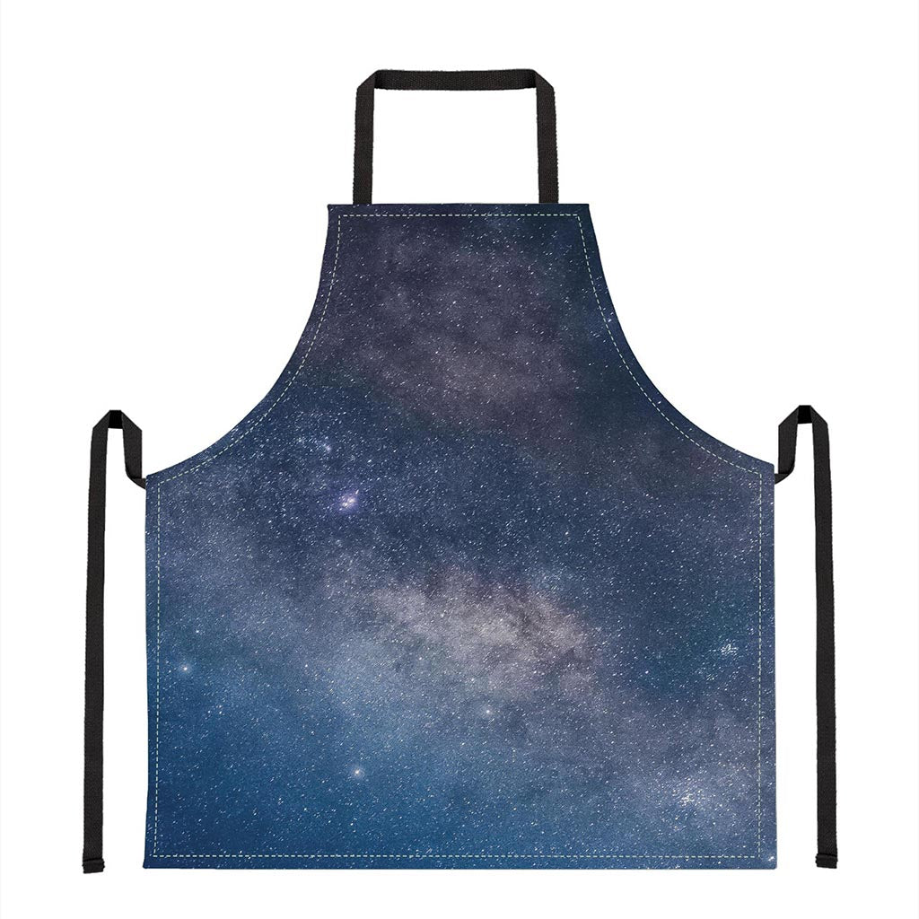 Dark Nebula Universe Galaxy Space Print Apron