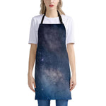 Dark Nebula Universe Galaxy Space Print Apron