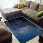 Dark Nebula Universe Galaxy Space Print Area Rug GearFrost