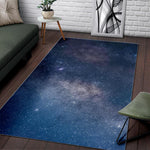 Dark Nebula Universe Galaxy Space Print Area Rug GearFrost