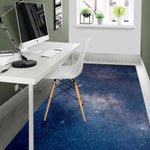Dark Nebula Universe Galaxy Space Print Area Rug GearFrost