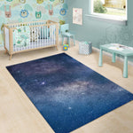 Dark Nebula Universe Galaxy Space Print Area Rug GearFrost