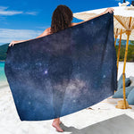 Dark Nebula Universe Galaxy Space Print Beach Sarong Wrap