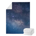 Dark Nebula Universe Galaxy Space Print Blanket