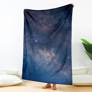 Dark Nebula Universe Galaxy Space Print Blanket