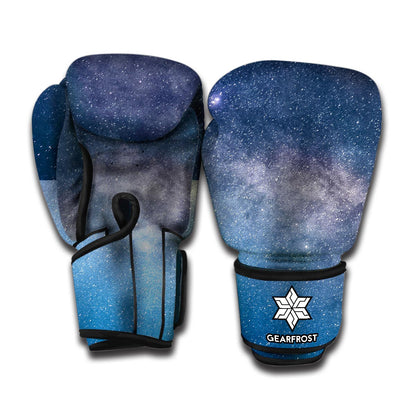 Dark Nebula Universe Galaxy Space Print Boxing Gloves
