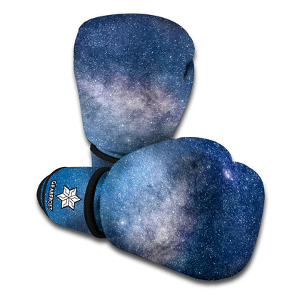 Dark Nebula Universe Galaxy Space Print Boxing Gloves