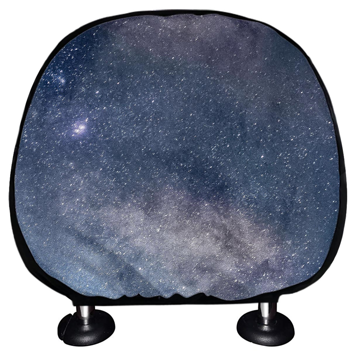 Dark Nebula Universe Galaxy Space Print Car Headrest Covers