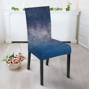 Dark Nebula Universe Galaxy Space Print Dining Chair Slipcover