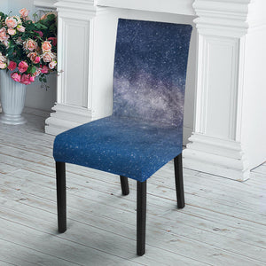 Dark Nebula Universe Galaxy Space Print Dining Chair Slipcover