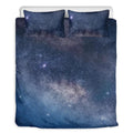 Dark Nebula Universe Galaxy Space Print Duvet Cover Bedding Set