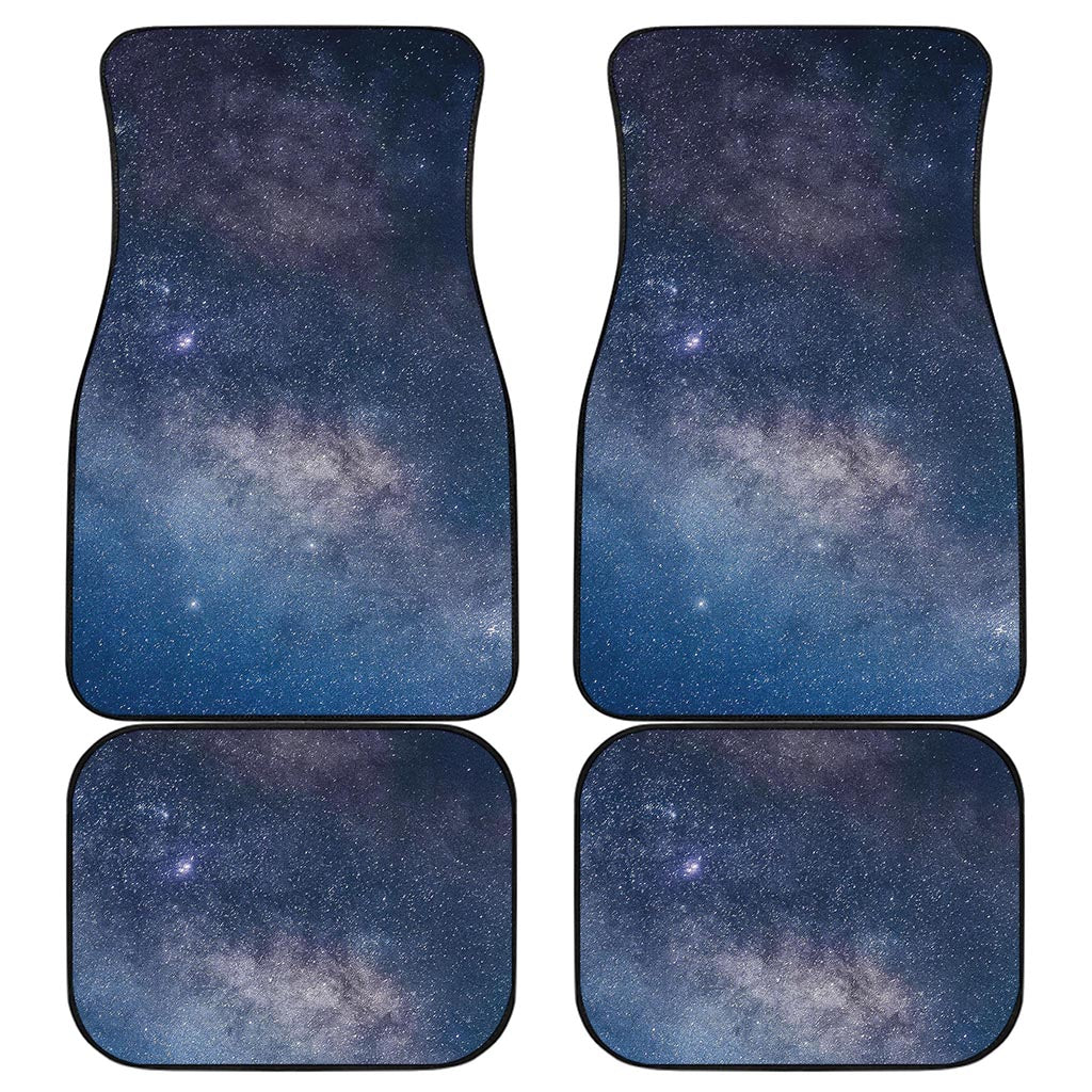 Dark Nebula Universe Galaxy Space Print Front and Back Car Floor Mats